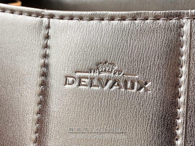 DELVAUX女包 Brillant手袋 德爾沃女手提包 Dv0020原版黑皮紅扣 比利時Delvaux單肩包  fcs1289